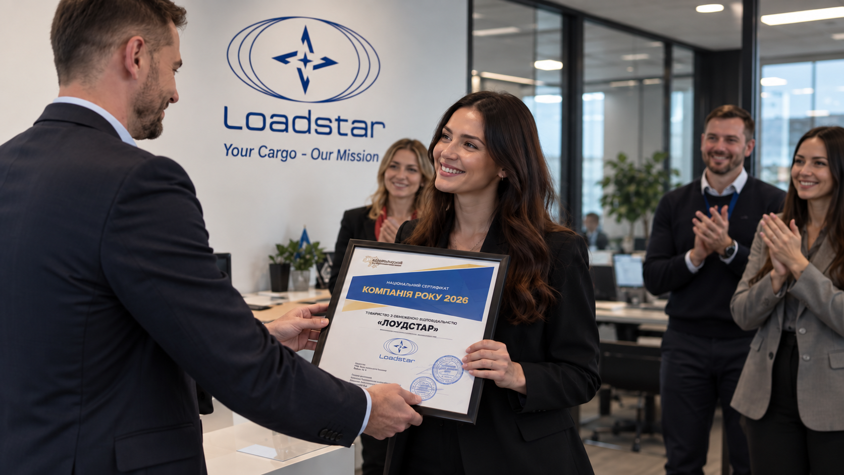 Українська транспортно-логістична компанія ТОВ «ЛОУДСТАР» (LOADSTAR) отримала відзнаку «Компанія року 2026»